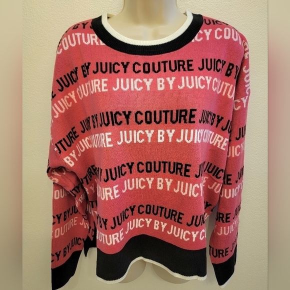 NWT Juicy by Juice Couture Crew Neck Ladies Sweater - Picture 2 of 3
